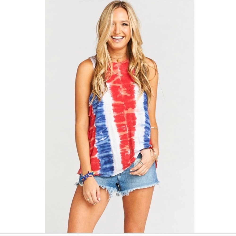 SHOW ME YOUR MUMU MIKEY TANK TOP IN FIRECRACKER